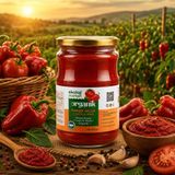 Ekoloji Market Organik Glutensiz Domates-Biber Salçası Karışık 650 Gr.