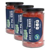 Ekoloji Market Organik Glutensiz Kavanoz Pul Biber Acı 80 gr (3 paketi)
