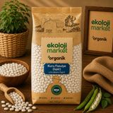 Ekoloji Market Organik Glutensiz Kuru Fasulye Şeker İspir 750 Gr.