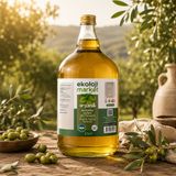 Ekoloji Market Organik Glutensiz Naturel Sızma Soğuk Sıkım Zeytinyağı 3,1 Lt 8697666763985