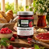 Ekoloji Market Organik Glutensiz Şekersiz Ahududu Reçeli 380 Gr. 8697666769505