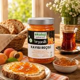 Ekoloji Market Organik Glutensiz Şekersiz Kayısı Reçeli 380 Gr.