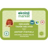 Ekoloji Market Organik Glutensiz Şekersiz Tahin Helvası Antep Fıstıklı 200 gr