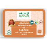 Ekoloji Market Organik Glutensiz Şekersiz Tahin Helvası Bademli 200 gr