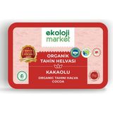 Ekoloji Market Organik Glutensiz Şekersiz Tahin Helvası Kakaolu 200g - 200 gr