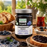 Ekoloji Market Organik Glutensiz Şekersiz Yaban Mersini Reçeli 380 Gr. 8697666769499