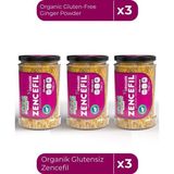 Ekoloji Market Organik Glutensiz Zencefil 70 Gr X3 / Organic Gluten-Free Ginger 70 Gr X3