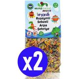 Ekoloji Market Organik Ruşeymli Sebzeli Bebek Makarnası Arpa Şehriye 250 gr (2 Adet)