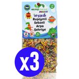 Ekoloji Market Organik Ruşeymli Sebzeli Bebek Makarnası Arpa Şehriye 250 gr (3 ADET) (SÜT VE YUMURTA İÇERMEZ)