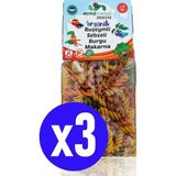 Ekoloji Market Organik Ruşeymli Sebzeli Bebek Makarnası Burgu 250 Gr (3 Adet) (Süt Ve Yumurta İçermez)