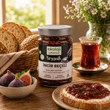 Ekoloji Şekersiz Organik Glutensiz Şekersiz İncir Reçeli 380 Gr. 8697666769444