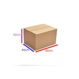 Ekolsan 60x40x30 20 Adet Çift Oluklu Taşıma Kolisi,karton Koli,eşya Taşıma Kolisi,çeyiz Taşıma Kolisi
