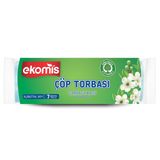 Ekomis Çöp Torbası Battal Boy XL 70x91 cm 7 Adet Doğa Dostu, Dayanıklı ve Sızdırmaz Evsel Atık Torbası