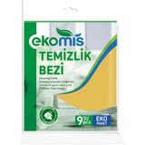 Ekomis Temizlik Bezi 9'lu - Sarı - Standart