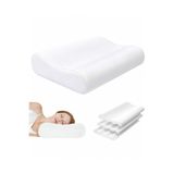 ekonax Ortopedik Boyun Yastığı 50x32x12-8 cm | ve Boyun Düzleşmesi İçin Ergonomik Uyku Yastığı