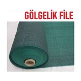 Ekonet 1.5 M Eninde Gölgeleme Filesi Gölgelik Örtü Branda-Bahçe Çit Örtüsü Gölgelik-Tül Branda - 1.5 x 90 m - Yeşil