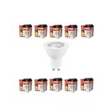 Ekonomik 10'Lu Gu10 Led Ampul Seti - 4,5W, 350 Lumen, 3000K Sarı Işık