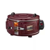 Ekonomik Gross Yuvarlak Davul Fırın 1300W - 53Cm Alüminyum Tepsi Ön Gözetleme Camı Af-007B (5224)
