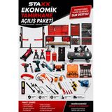 Ekonomik Tamirhane Açılış Paketi 4 Ton Lift 200Lt Kompresör İzeltaş Takım Tezgahı Full Servis Seti