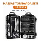 Ekoodukkan 115 Parça Manyetik Uçlu Hassas Tornavida Seti