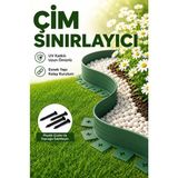Ekoplas Mgf 25 METRE YEŞİL Çim Sınırlayıcı Esnek Plastik Çim Ayırıcı Taş Toprak Ayraç Bariyer Peyzaj Bordürü