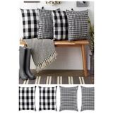Ekose 4 'Lü Uyumlu Takım 40X40 Yastık Kılıfı