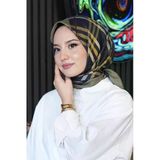 Ekose Desen Kahverengi Soft Pamuk Eşarp