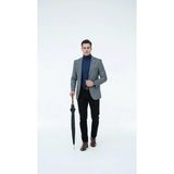Ekoseli Slim Fit Erkek Blazer Ceket – Şık Modern Tasarım, Tek Düğmeli