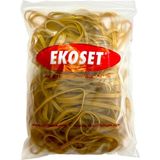 Ekoset 12 cm Kalın Paket Lastiği 100 Adet 120 x 5 mm - Sarı
