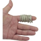 Ekoset 40MM Beyaz Kauçuk Paket Ambalaj Lastiği 5.000 Adet - Sarı