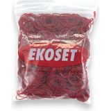 Ekoset 500 Adet Kırmızı Küçük Paket Lastiği 40 MM