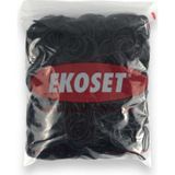 Ekoset 500 Adet Siyah Küçük Paket Lastiği 40 MM