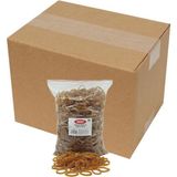 Ekoset 50MMX5MM Geniş Kauçuk Paket Ambalaj Lastiği 12KG Koli (50X5) - Sarı