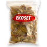 Ekoset 65MM Extra Kalın Paket Lastiği 100 Adet 65X10MM - Sarı - 65MM X 10MM - PAKET LASTİĞİ
