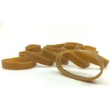Ekoset 65X10MM Geniş Kauçuk Paket Ambalaj Lastiği 500 Adet - Sarı