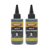 Ekoset Brother Tanklı yazıcılar için uyumlu Siyah mürekkep 200 ml