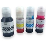 Ekoset Canon G2470 G3470 G4470 Muadil Mürekkep Seti 4 Renk GI41 - Renkli