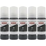 Ekoset Epson 103 L3250 L3251 Siyah Uyumlu Mürekkep 70 ML 5 Adet