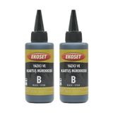 ekoset Epson Ecotank L3060 Uyumlu Siyah Mürekkep 2x100 200 ml