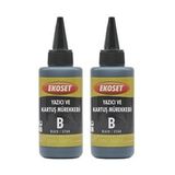 Ekoset Epson L220 Uyumlu Siyah Muadil Mürekkep 200 Ml