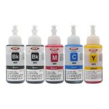 Ekoset Epson L300 L310 L355 L365 L382 L386 Renkli Muadil Mürekkep 70ml 5 Adet