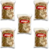 Ekoset Extra Geniş Kalın Kauçuk Paket Ambalaj Kasa Lastiği 220 x 5 mm 500'LÜ
