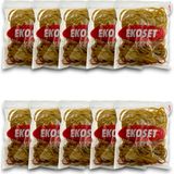 Ekoset Geniş Kalın Kauçuk Paket Ambalaj Kasa Lastiği 120 x 5 mm 1000'LI