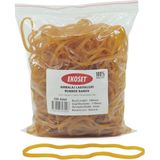 Ekoset Geniş Kauçuk Paket Ambalaj Kasa Lastiği 100'lü 180 x 3 mm Doğal Kauçuk Renk