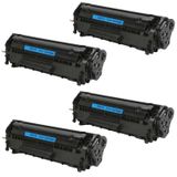Ekoset Hp 1010 1018 1020 Q2612A Muadil Toner 4'lü Paket