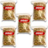 Ekoset Kauçuk Büyük Boy Paket Lastiği 220X5MM 500 Gram 5li Paket - Sarı - 220MM X 5MM - PAKET LASTİĞİ