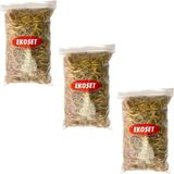 Ekoset Kauçuk Geniş Paket Lastiği 50X5MM 3 kg - Sarı - 50MM X 5MM - PAKET LASTİĞİ