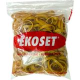 Ekoset Kauçuk Geniş Paket Lastiği 50X5MM 300 Adet - Sarı - 50MM X 5MM - PAKET LASTİĞİ