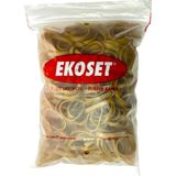 Ekoset Kauçuk Geniş Paket Lastiği 50X5MM 500 Gram - Sarı - 50MM X 5MM - PAKET LASTİĞİ