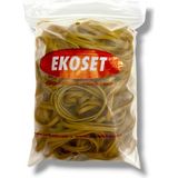 Ekoset Kauçuk Geniş Paket Lastiği 70X5MM 500 Gram - Sarı - 70MM X 5MM - PAKET LASTİĞİ